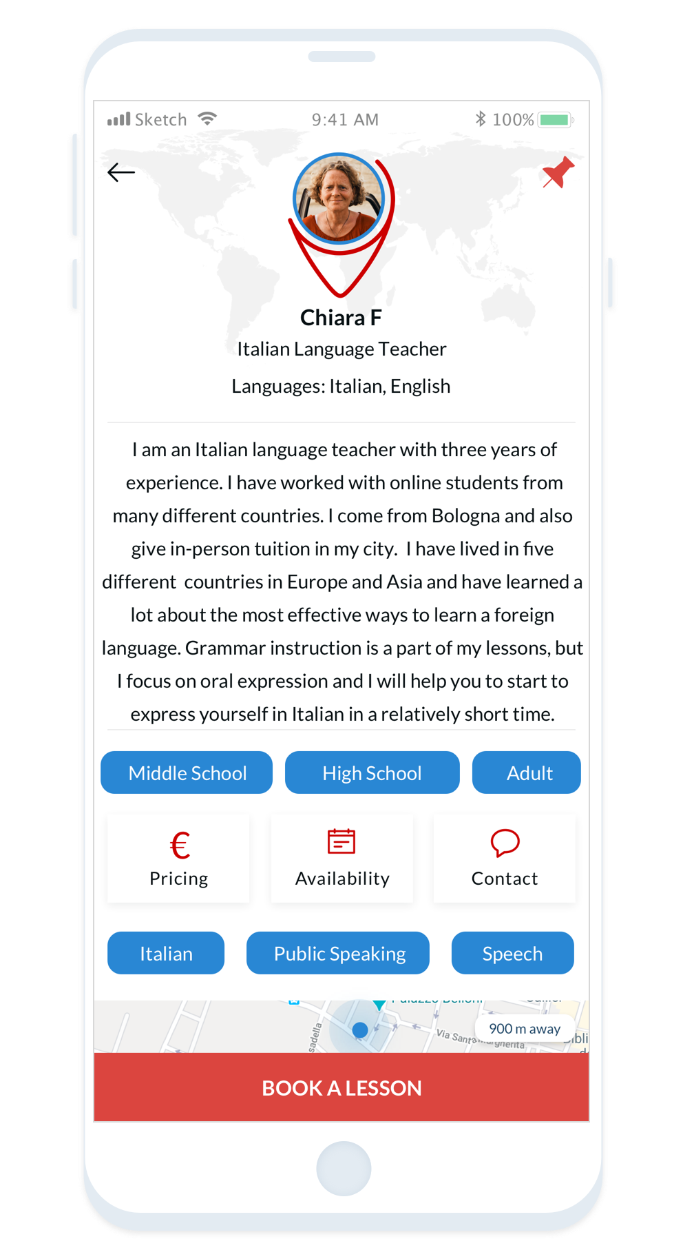 Dare ripetizioni a bologna? Entra in contatto con gli studenti che richiedono ripetizioni di italiano. Scarica l'App oggi.
