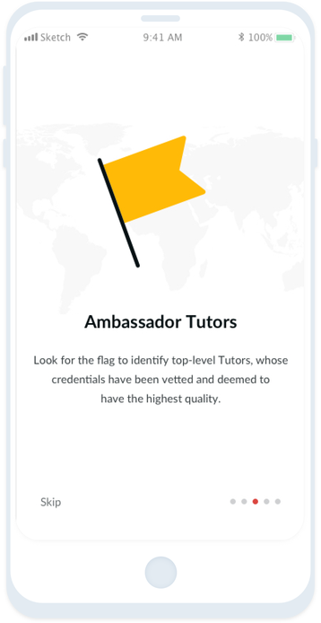 Connect with professional tutors, such as a professional math tutor anywhere worldwide with Tutor Around app! No commissions!
