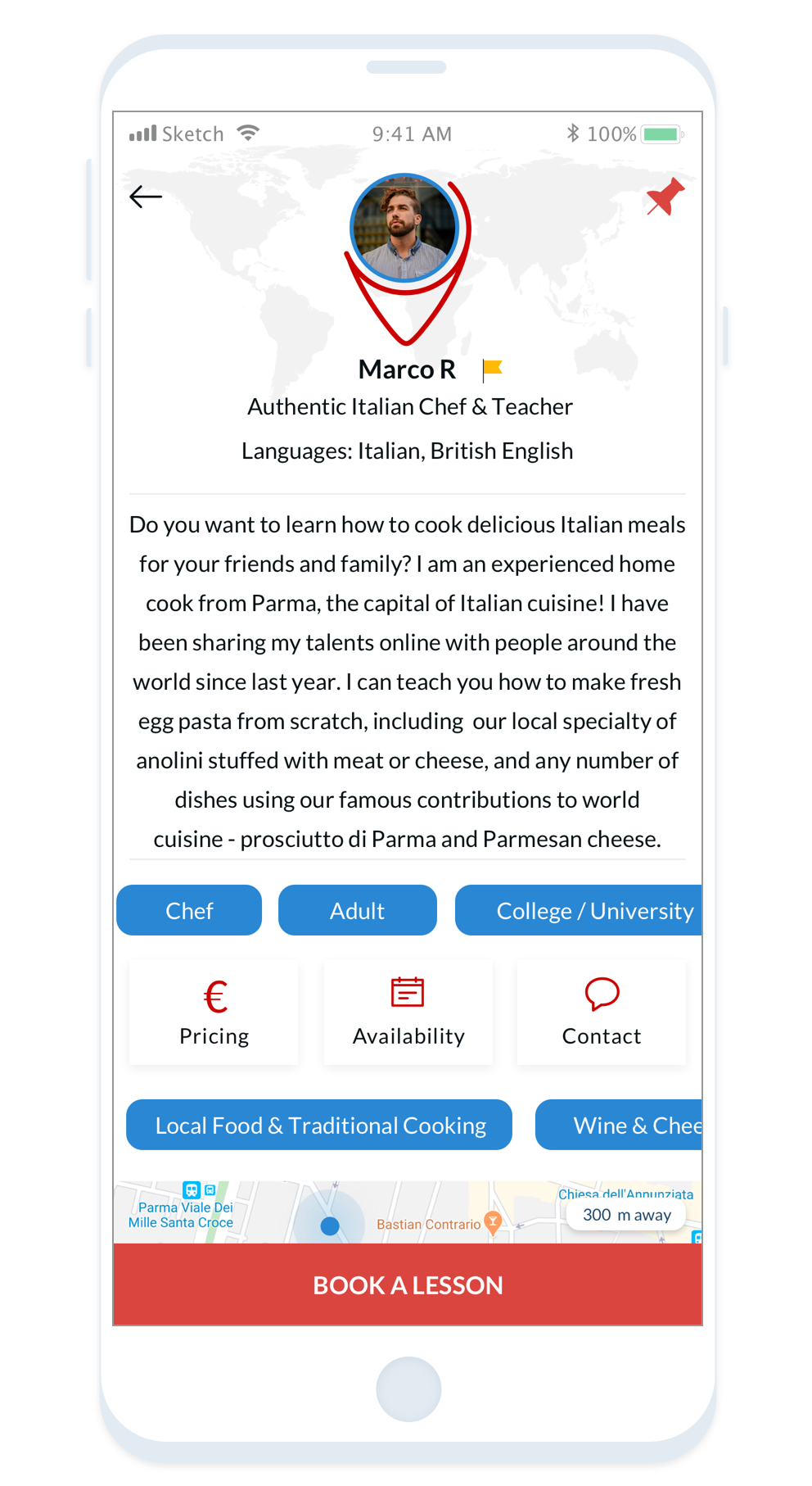 Find Italian cooking classes on Tutor Around App and experience educational travel from a local! Ready for cultural travel?