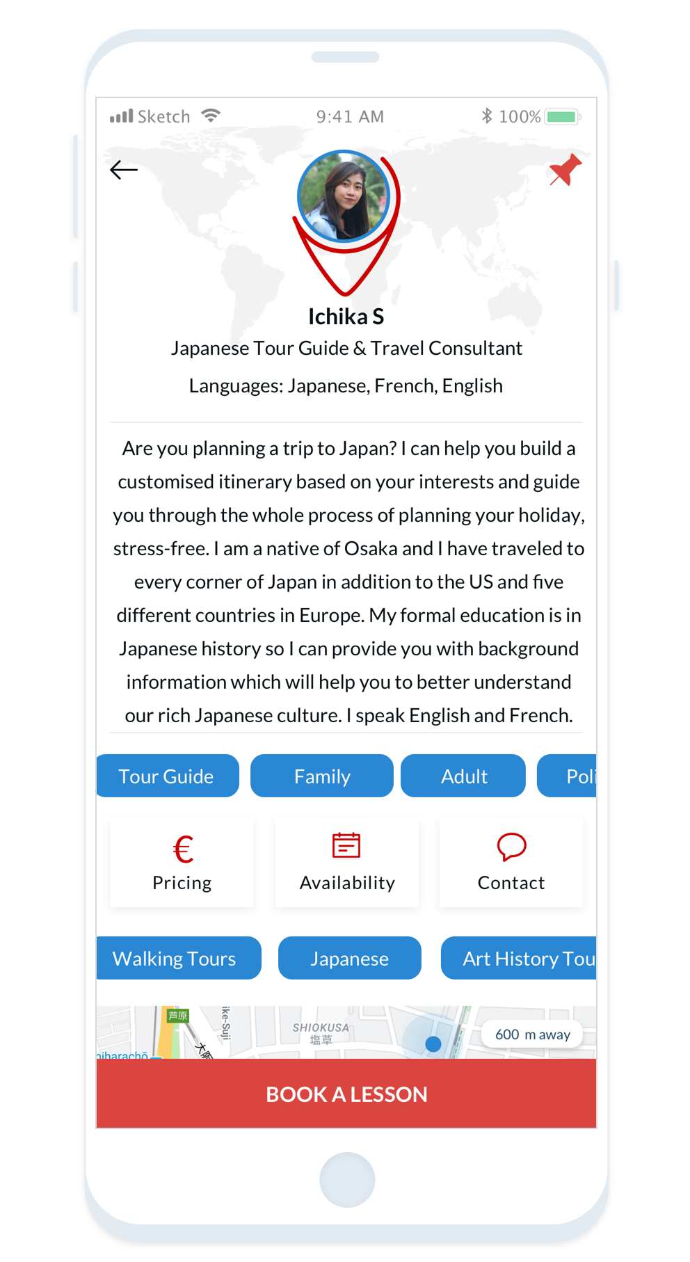 Find a Japanese tour guide on Tutor Around App and experience educational travel & culture from worldwide travel experts!