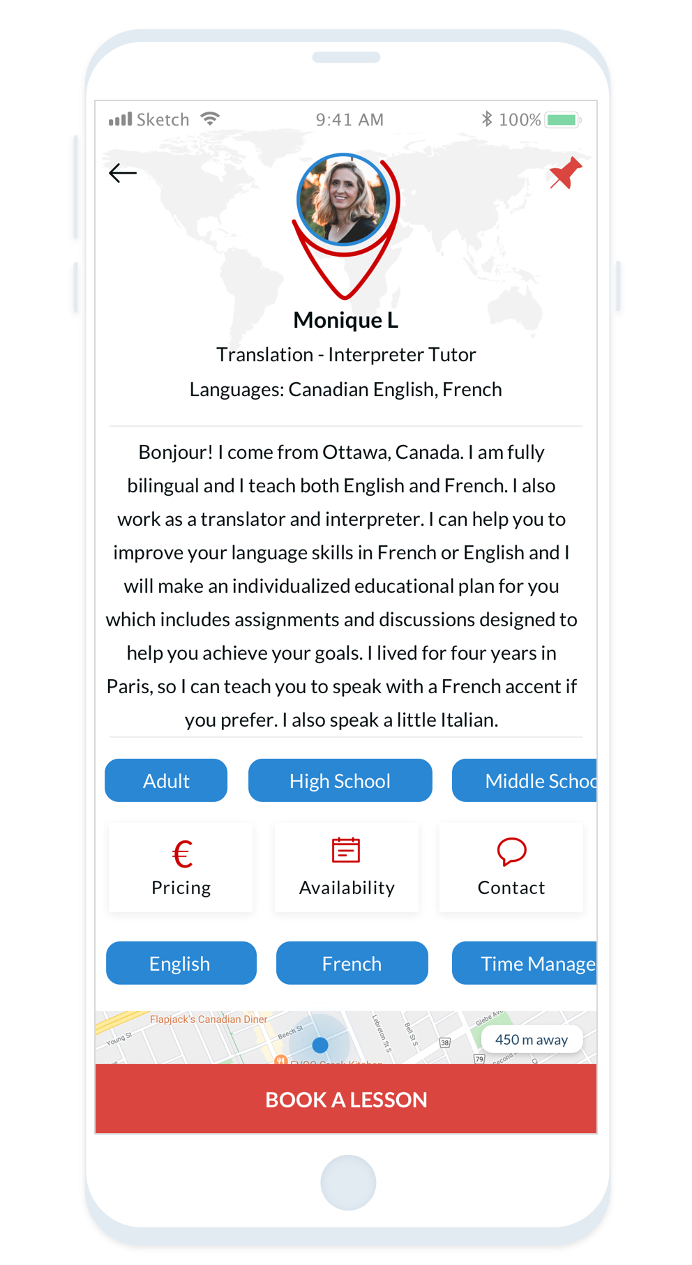 French tutors needed for local, online & teaching abroad jobs. Find many tutoring opportunities with Tutor Around App!
