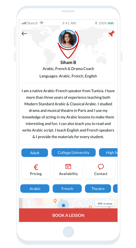 Easily find an online foriegn language Tutor with Tutor Around app. Learn Arabic or Spanish by a professional.