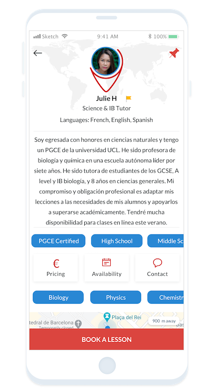  Si quieres aprender un nuevo idioma, encuentra al Profesor adecuado con Tutor Around App